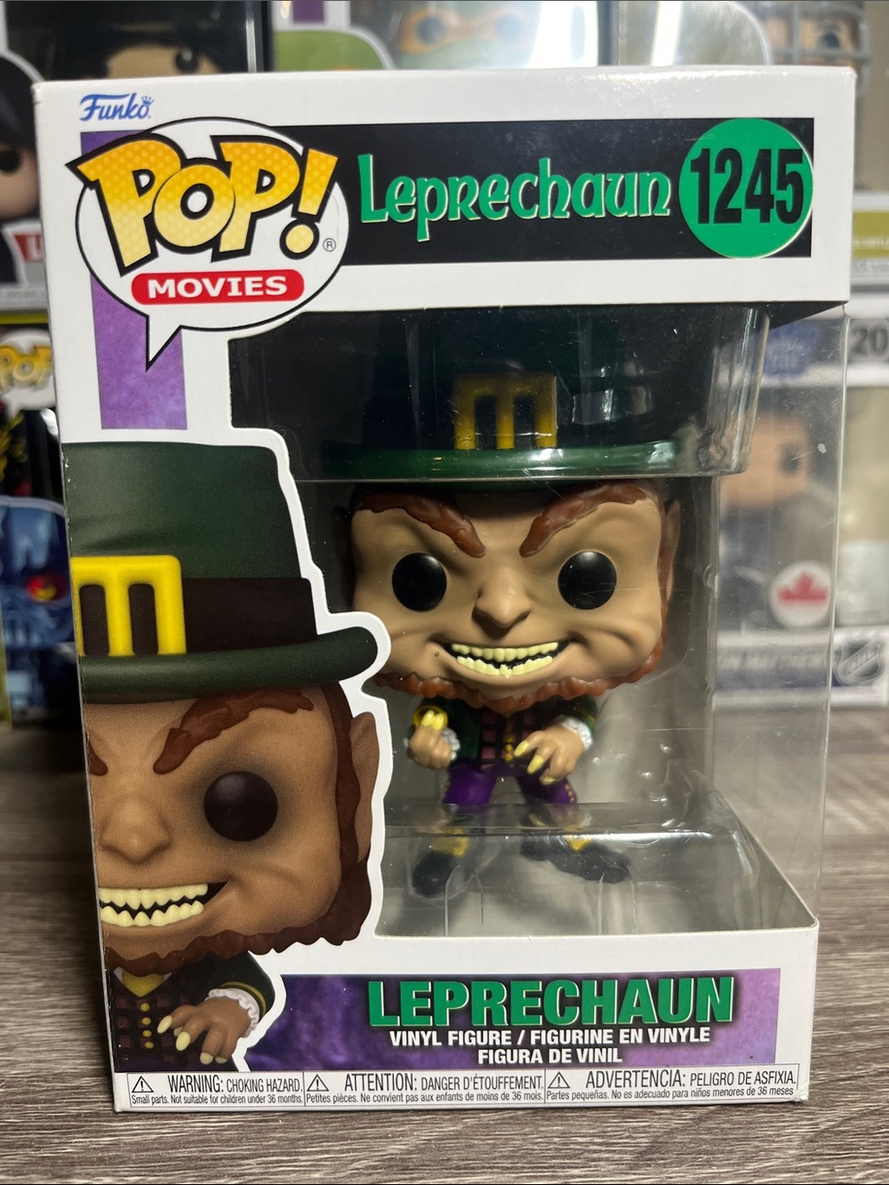 Funko Leprechaun Vinyl Figure — Green, Purple, Yellow